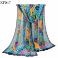 Fashion Lightweight wide long 160*50 soft chiffion printed muslim women in hijab made in china pakistani scarf hijab shawl